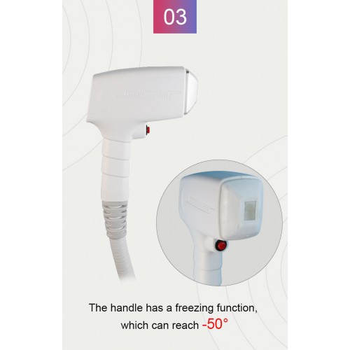 3 wavelength machine painless permanent laser hair removal remover diodo price 755 808 1064nm laser diode